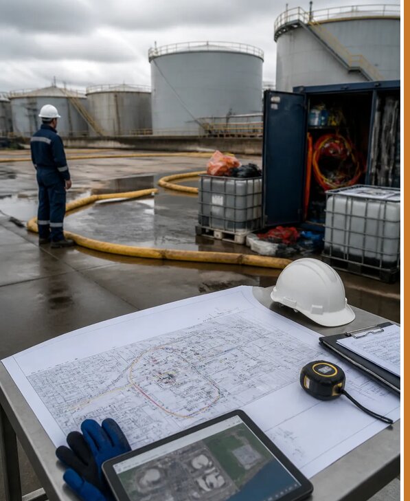 Разработка плана ликвидации разливов нефти в Нововоронеже
